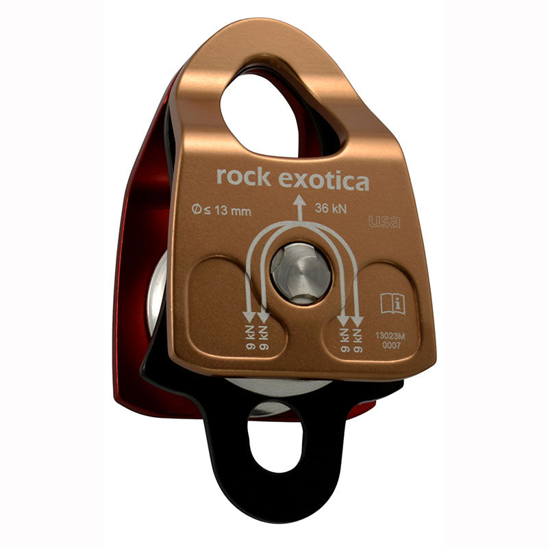 Rock Exotica Machined Rescue Double Pulley– The Machined Mini and Rescue Pulleys are designed and manufactured like no other pulley in the world. – Now available at MTN Shop US. - imagen 2