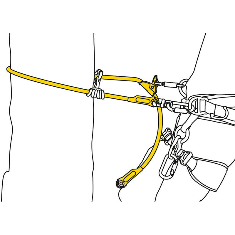 Cordón Petzl MICROFLIP: diseñado para uso en modo doble - imagen 2
