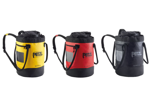 Petzl Bucket 30 Rope Bag – For comfortable work, good tools are necessary: packs, gloves, accessories... Petzl offers an entire line of innovative accessories. – Now available at MTN Shop US.