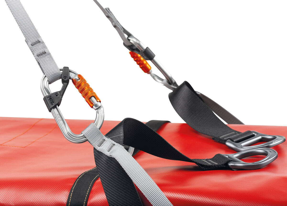 Dispositivo basculante Petzl STEF para camilla NEST - Puntos de fijación - imagen 3