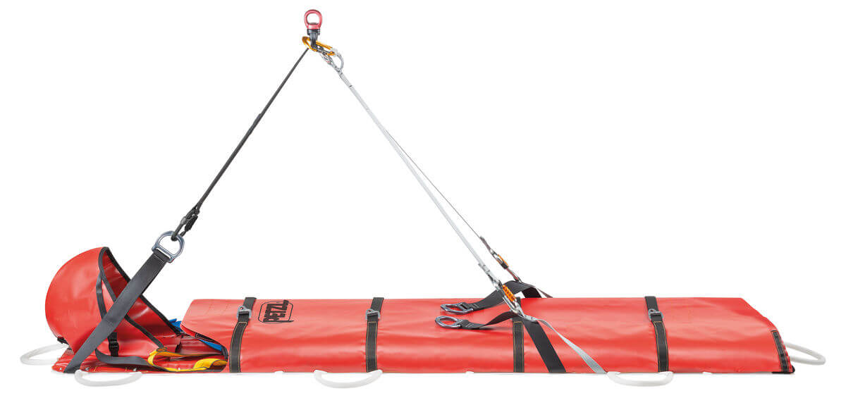 Cama de rescate Petzl NEST para espacios confinados - Dispositivo basculante STEF - imagen 6