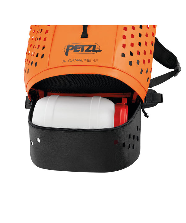 Water bottle compartment with easy access