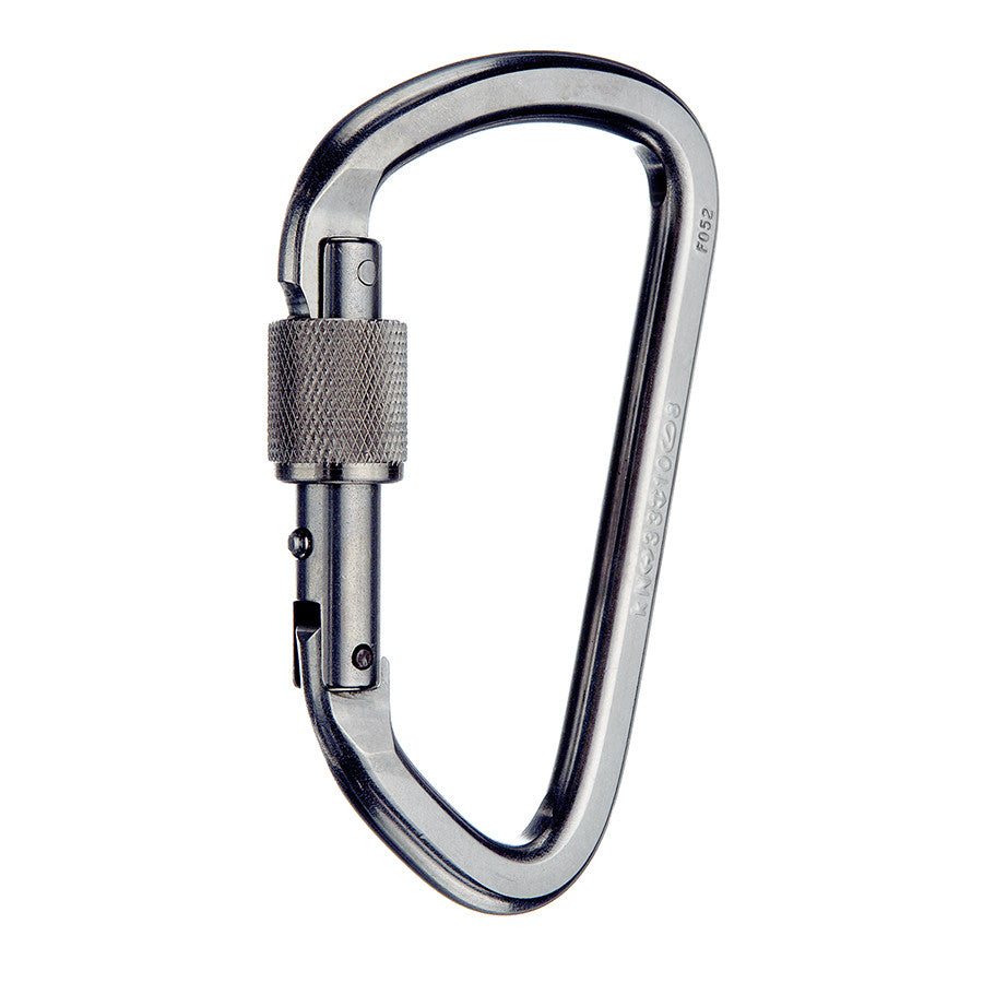 Mosquetón de bloqueo de acero inoxidable PMI SMC Lite: los mosquetones de bloqueo de acero inoxidable SMC Lite son compactos, livianos y los profesionales de rescate en espeleología y montañismo los utilizan con frecuencia. Puerta con cerradura de tornillo: ahora disponible en MTN Shop US. - imagen 3
