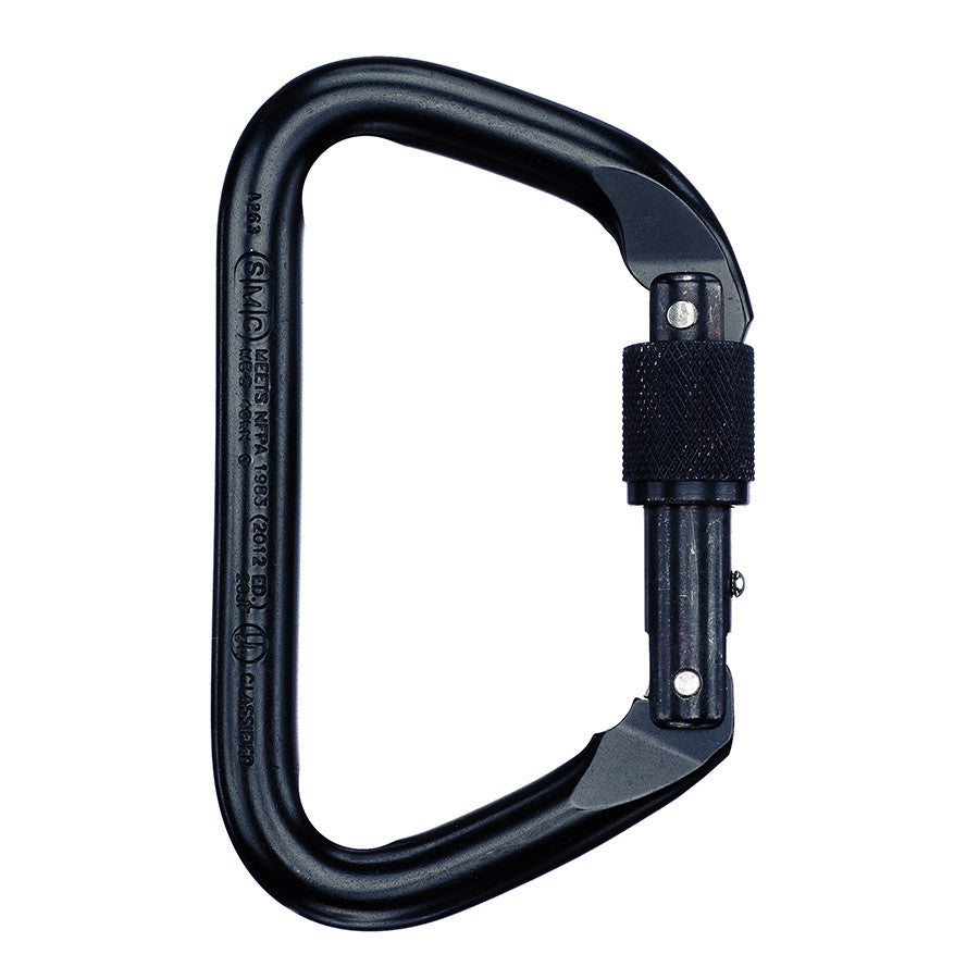 Mosquetón de acero D grande con bloqueo PMI SMC – NFPA– El mosquetón de acero D grande con bloqueo SMC – NFPA es ideal para que lo utilicen profesionales de bomberos y rescate. Acabado recubierto de zinc ideal para uso táctico. Opción de acero inoxidable disponible: ahora disponible en MTN Shop US. - imagen 6