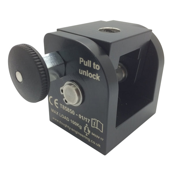 Doughty Clamp's Space Saver (SWL: 220 lbs). Supplied by MTN Shop