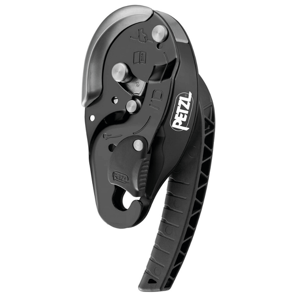 Dispositivo de descenso/aseguramiento Petzl I’D® S (negro)