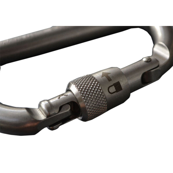 Rock Exotica rockD Stainless Screw-Lock Carabiner – The rockD Screw-lock offers impressive strength in a compact stainless steel frame. We construct the rockD stainless with all stainless steel components. – Now available at MTN Shop US.