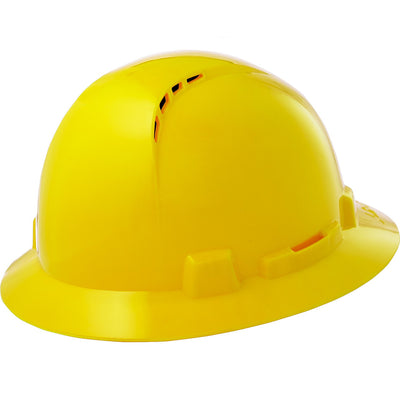 Casco de seguridad para levantamiento: ala completa y ventilación (Briggs); amarillo