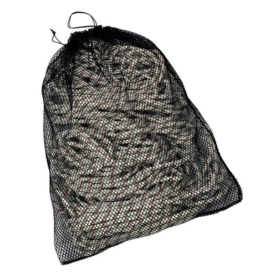 Bolsa para lavandería PMI: organice y realice un mantenimiento sencillo de sus cuerdas, correas y artículos blandos con la bolsa para lavandería PMI. Bolsa protectora de malla de poliéster negra con capacidad para 250' de cuerda de 11 mm: ahora disponible en MTN Shop US.