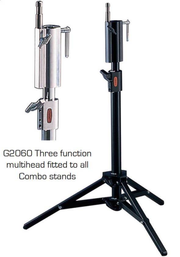 Doughty Light Stand Head - 3-function multi head