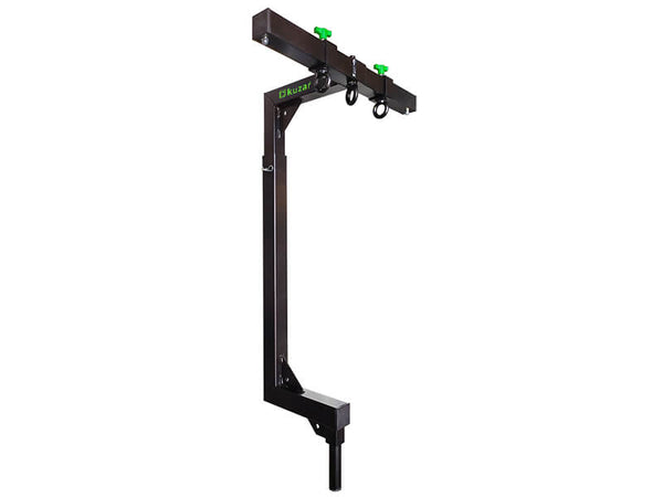 Soporte Line Array Kuzar LA5– Soporte line array para elevador telescópico: K-5. Diámetro de inserción: 55 mm (2,17'') – Ahora disponible en MTN Shop US.