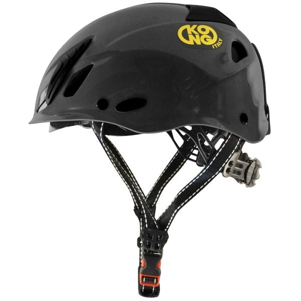 Casco de trabajo Kong Mouse: el casco de trabajo Kong Mouse es un casco de seguridad liviano, cómodo y bien ventilado. Incluye rueda de ajuste de tamaño, orificios de ventilación y orificios pretaladrados para la instalación de accesorios Kong. Tamaño universal (52-64 cm). Disponible en varios colores. Compra ahora. – Ahora disponible en MTN Shop US. - imagen 2