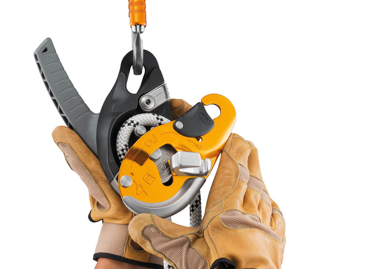 Dispositivo de descenso/asegurador Petzl I’D® EVAC - Configuración de la cuerda - imagen 2