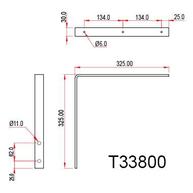 Soporte de pared Doughty - Servicio liviano y resistente - Tienda MTN - imagen 2