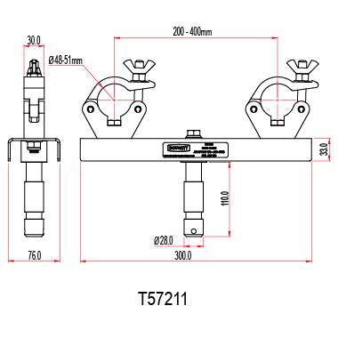 Especificaciones del adaptador de armazón fijo Doughty - Tienda MTN - imagen 3