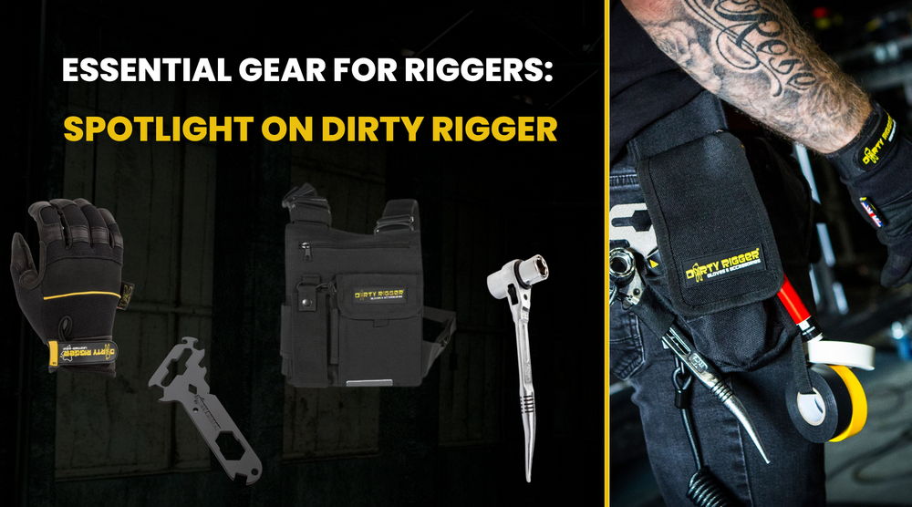 Essential Gear for Riggers in 2024: Spotlight on Dirty Rigger – Find this article on MTN Shop US.