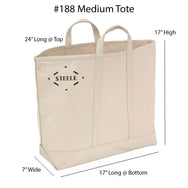 Bolso tote de lona natural Steele Canvas Basket Corp - Mediano– - Ahora disponible en MTN Shop EE. UU. - imagen 6