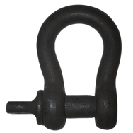Green Pin Theatre Shackle SC matte black finish detail, side profile - imagen 9