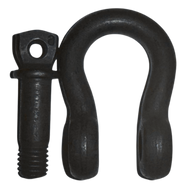Green Pin Theatre Shackle SC black shackle showing screw thread detail - imagen 13
