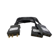 Lex 100 Amp Male Bate to Two 100 Amp Female Bates On 2' Tails