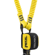 Elemento de amarre Petzl ABSORBICA-Y TIE-BACK: el Petzl ABSORBICA-Y TIE-BACK es un elemento de amarre doble con anillas de amarre intermedias integradas y un absorbente de energía compacto. Diseñado para la progresión vertical en estructuras de gran tamaño. Disponible con o sin conectores. Compra ahora. – Ahora disponible en MTN Shop US. - imagen 8