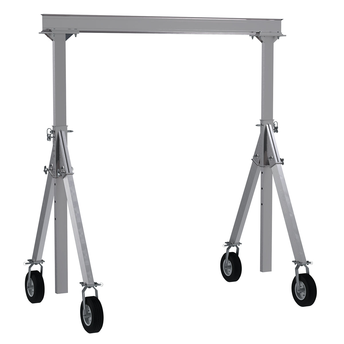 Grúas pórtico de aluminio de altura ajustable de Vestil Manufacturing Corp con ruedas neumáticas: ahora disponibles en MTN Shop US. - imagen 2