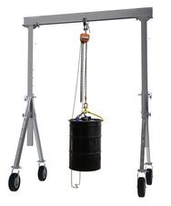 Grúas pórtico de aluminio de altura ajustable de Vestil Manufacturing Corp con ruedas neumáticas: ahora disponibles en MTN Shop US.