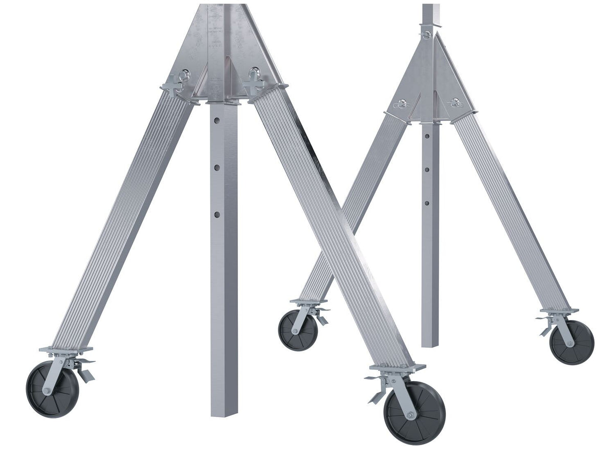 Grúas pórtico de aluminio de altura ajustable de Vestil Manufacturing Corp con ruedas con ranura en V: ahora disponibles en MTN Shop US. - imagen 2
