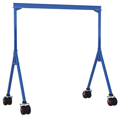 Grúas pórtico de acero ajustables de Vestil Manufacturing Corp con ruedas neumáticas: ahora disponibles en MTN Shop US.