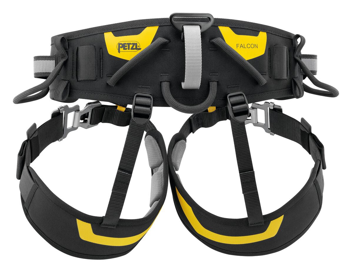 Arnés de rescate Petzl FALCON ASCENT: el Petzl FALCON ASCENT es un arnés de asiento ligero que cuenta con un punto de fijación ventral de dos partes que hace que las operaciones de rescate que implican ascenso por cuerda sean más eficientes. Disponible en 2 tamaños. Compra ahora. – Ahora disponible en MTN Shop US. - imagen 6