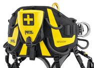 Petzl SEQUOIA PLUS harness, rear view with FIRSTAID pouch mounted on the waistbelt - imagen 2