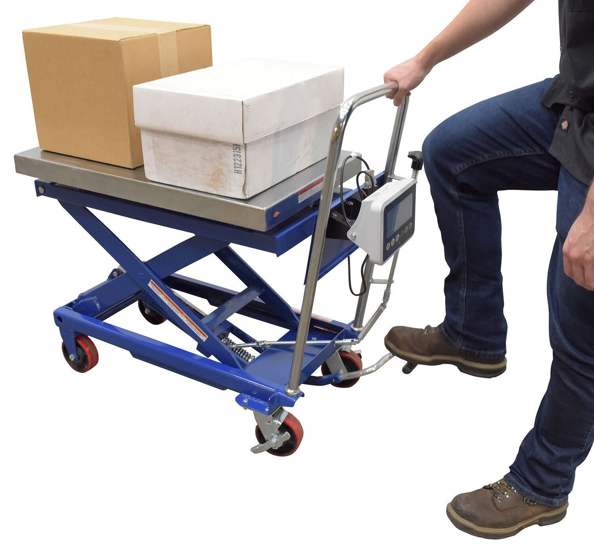 Carros de tijera Vestil Manufacturing Corp con báscula incorporada– – Ahora disponibles en MTN Shop US. - imagen 7