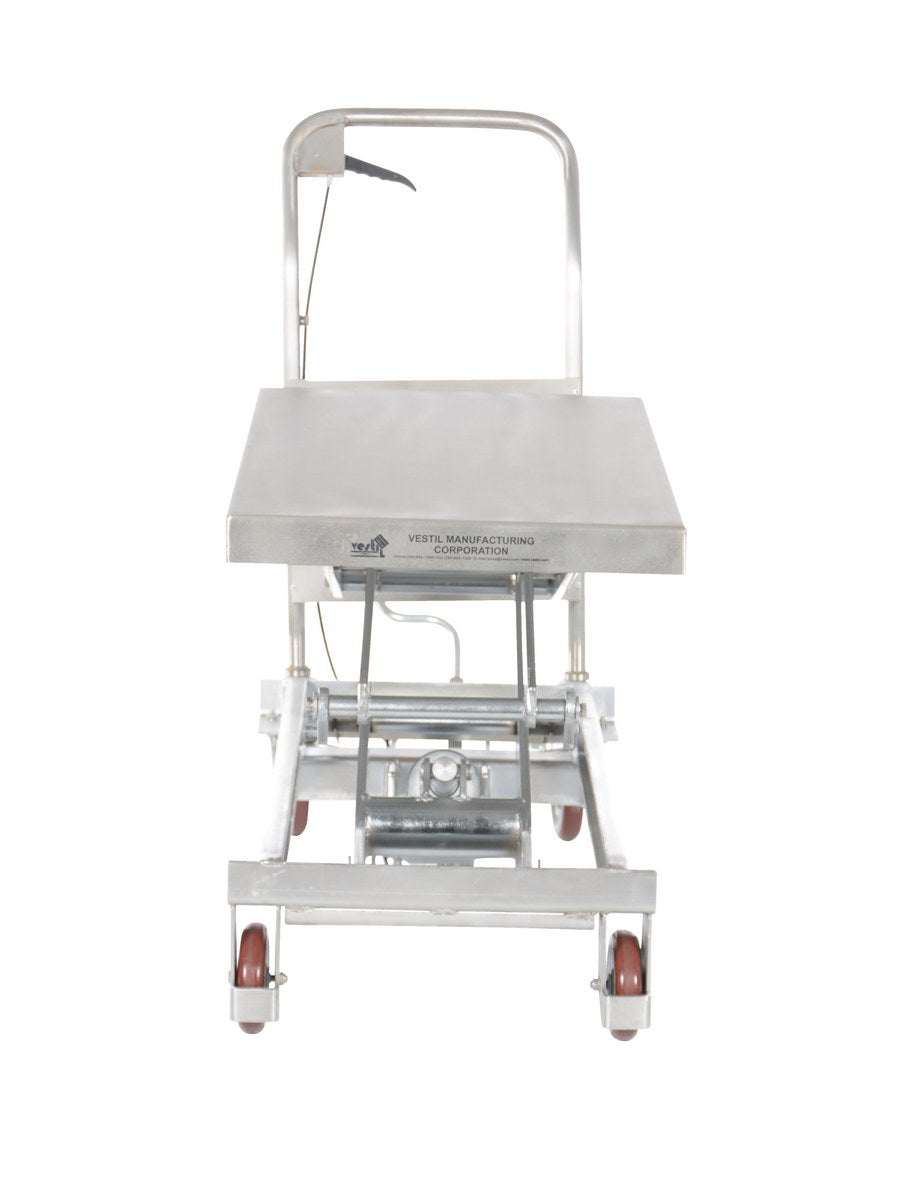 Carros elevadores hidráulicos parcialmente de acero inoxidable de Vestil Manufacturing Corp– – Ahora disponibles en MTN Shop US. - imagen 4
