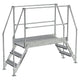 Vestil Manufacturing Corp Escaleras cruzadas galvanizadas