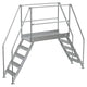 Vestil Manufacturing Corp Escaleras cruzadas de aluminio
