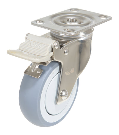 Vestil Manufacturing Corp TPR (caucho termoplástico) sobre ruedas de acero inoxidable– – Ahora disponible en MTN Shop US.