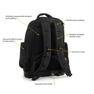 Mochila para técnicos de Dirty Rigger: la bolsa para equipos Dirty Rigger tiene 12 litros de espacio para herramientas, tabletas y más. Esta bolsa de herramientas acolchada con correa para el hombro es ideal para aparejadores, uso en construcción y más. – Ahora disponible en MTN Shop US. - imagen 3