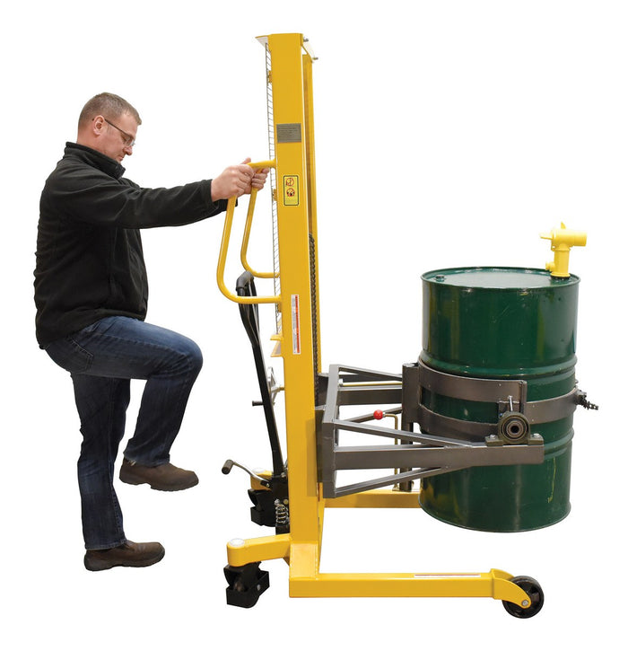 Vestil Manufacturing Corp Elevador/Rotador/Transportadores de Tambores Portátiles Económicos