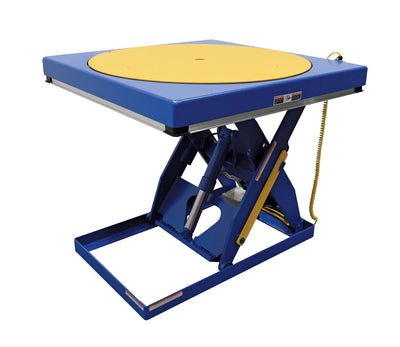 Carrusel incorporado manual de Vestil Manufacturing Corp para mesas de tijera– – Ahora disponible en MTN Shop US.