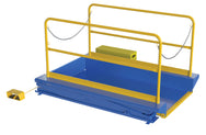 Mesas de tijera con elevación en tierra con pasamanos de Vestil Manufacturing Corp– – Ahora disponibles en MTN Shop US. - imagen 2