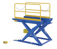 Mesas de tijera con elevación en tierra con pasamanos de Vestil Manufacturing Corp– – Ahora disponibles en MTN Shop US. - imagen 3