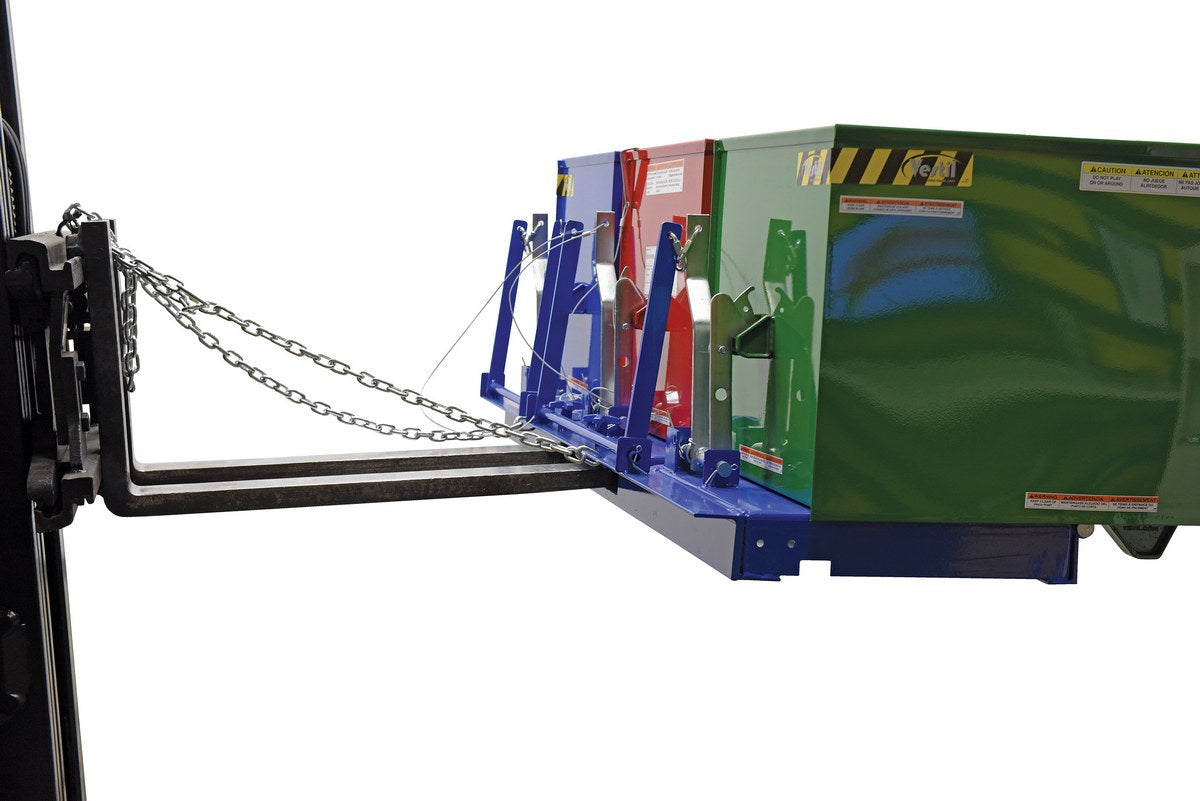 Tolva de reciclaje de triple contenedor Vestil Manufacturing Corp– – Ahora disponible en MTN Shop US. - imagen 3