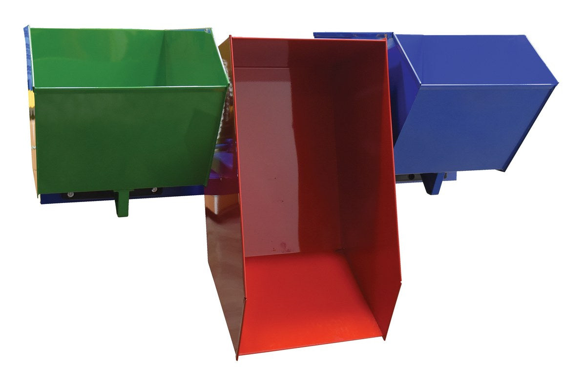 Tolva de reciclaje de triple contenedor Vestil Manufacturing Corp– – Ahora disponible en MTN Shop US. - imagen 4