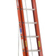 Vestil Manufacturing Corp Escaleras extensibles de fibra de vidrio con peldaños de aluminio