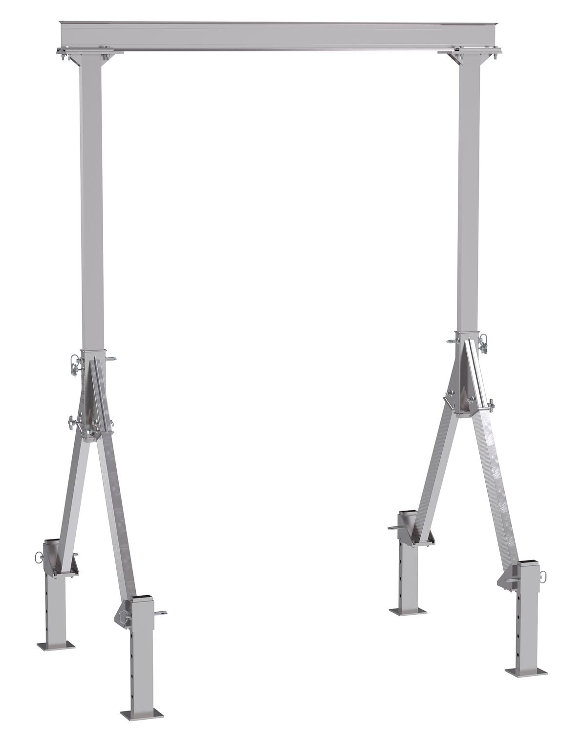 Grúas pórtico de aluminio de altura fija de Vestil Manufacturing Corp con opción de nivelación ajustable: ahora disponibles en MTN Shop US. - imagen 2