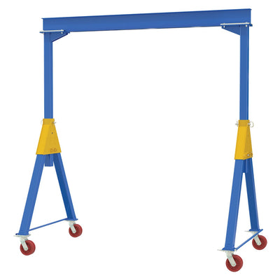 Grúas pórtico de acero de altura fija Vestil Manufacturing Corp con ruedas con ranura en V - Desmontable– – Ahora disponibles en MTN Shop US.