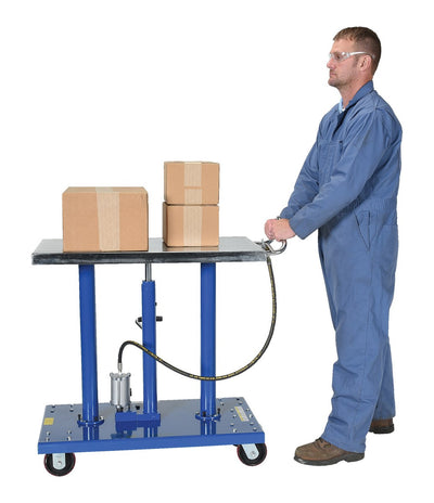 Mesas de postes hidráulicas de aire de Vestil Manufacturing Corp– – Ahora disponibles en MTN Shop US.