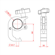 Abrazadera de gatillo para todo clima Doughty - imagen 2