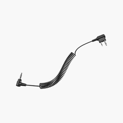 Sena 2-Way Radio Cable with Icom twin-pin connector on white background