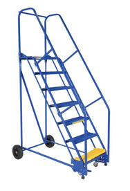 Escaleras rodantes para almacén de Vestil Manufacturing Corp (6-11 escalones)– – Ahora disponibles en MTN Shop US.